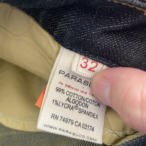 NWT Parasuco Woman 32X33 Flare Wide Leg Denim Jeans Red Label - Picture 8 of 9